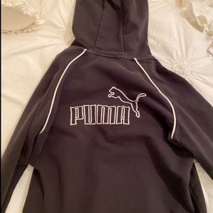 black y2k cropped puma jacket!